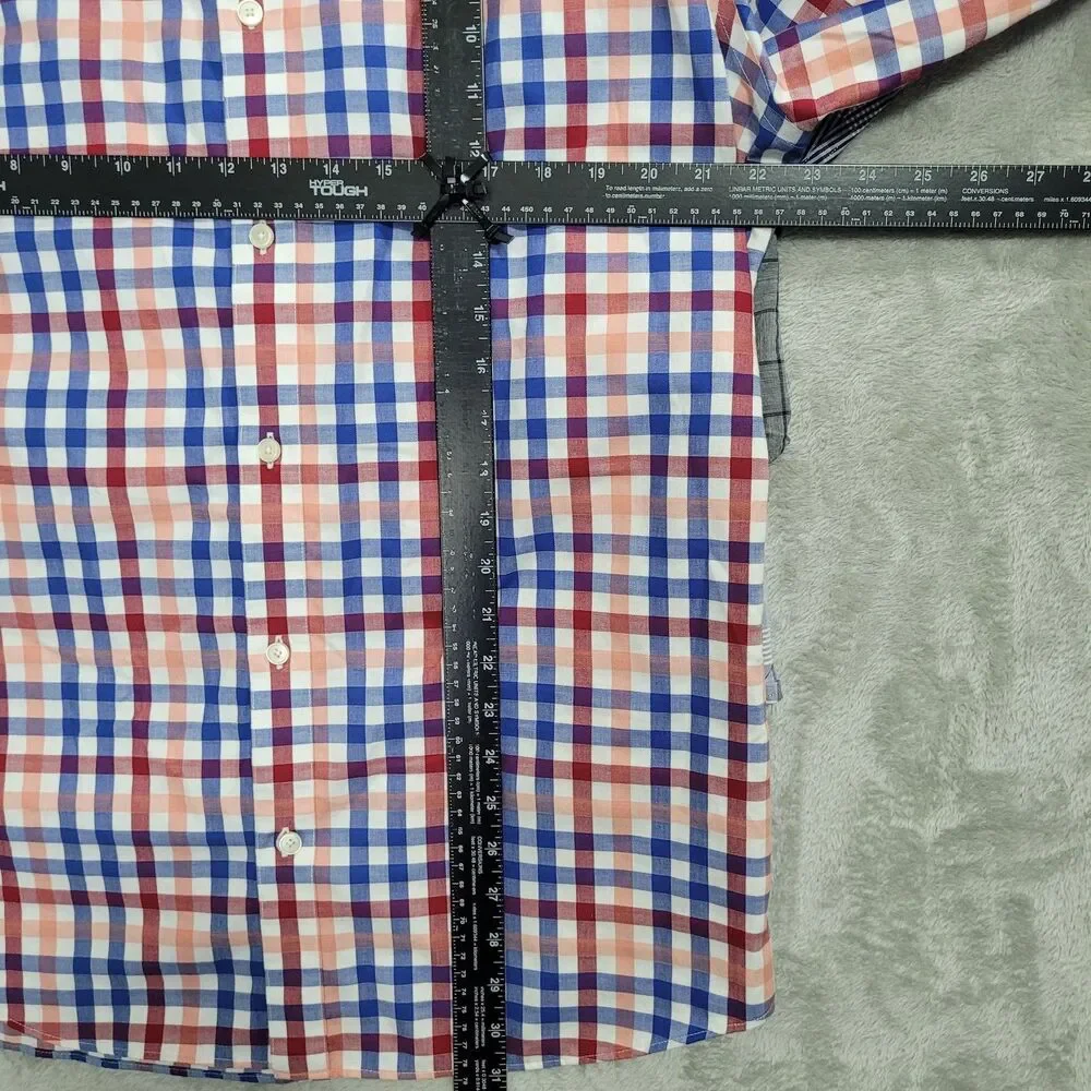 Lot Of 4 Banana Republic Shirt Mens XL Multicolor Check Long Sleeve Button Down